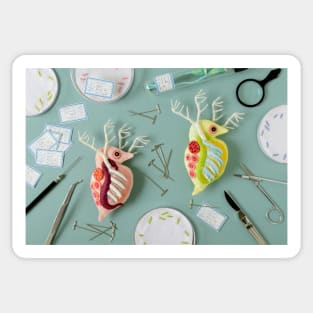 Giant Daphnia Laboratory Sticker